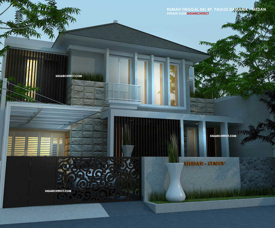  Desain  Rumah  Modern  Klasik 2 Lantai  2019 