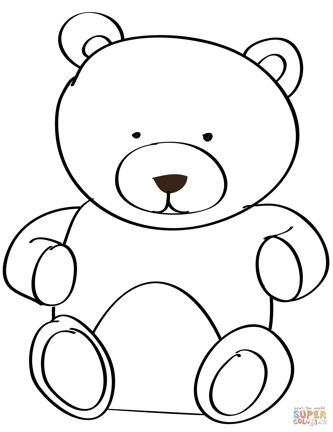Check spelling or type a new query. Teddy Bear Coloring Page Free Printable Coloring Pages