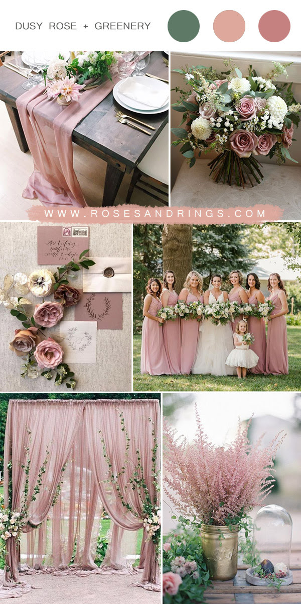 Rose gold color palette gold color palettes gold color scheme gold palette colour pallette color palate gold colour. Top 9 Dusty Rose Wedding Color Palettes For 2021 Roses Rings