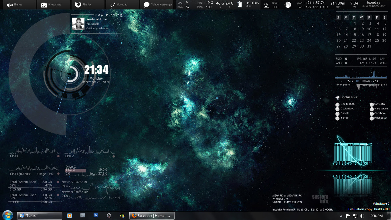コレクション Rainmeter アニメ Rainmeter Anime Themes