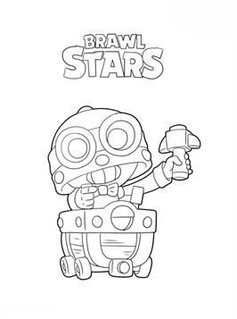 Coloring Pages Of Brawl Stars Coloring And Drawing - ausmalbild brawl stars frank