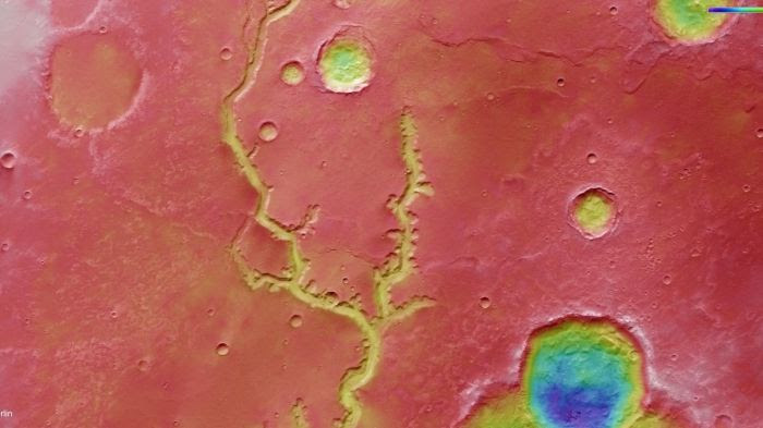 Nirgal Vallis sur Mars