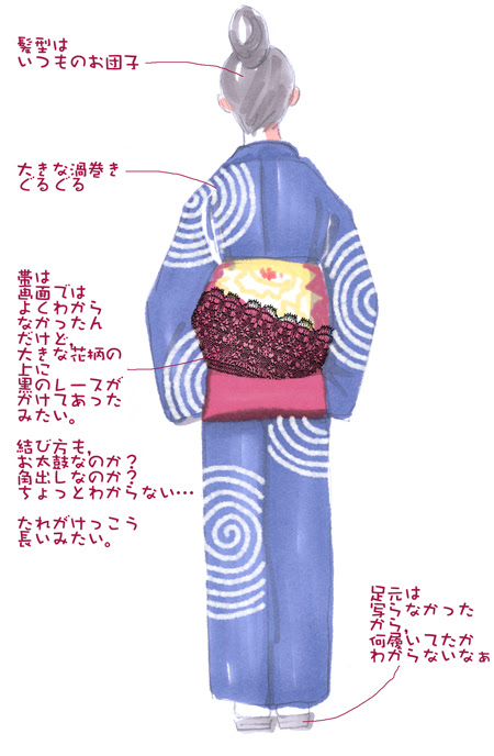最新のhd着物 後ろ姿 イラスト 男 動物ゾーン