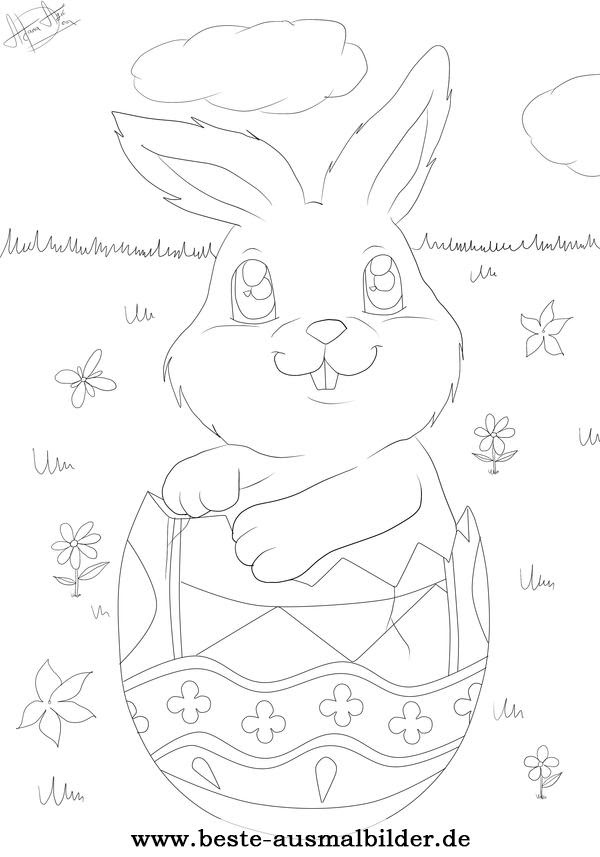Es ist eine veranstaltung, bei der hartgekochte eier oder plastikeier mit sã¼ã igkeiten verschiedener grã¶ã e ã¼ber den garten. Ausmalbild Osterhase Kostenlose Ausmalbilder Von Osterhasen Fur Kinder