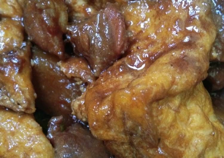 Cara membuat Resep masak enak Semur Daging, Tahu & Kentang...