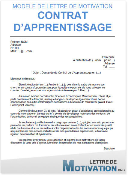 Lettre de motivation finance d'entreprise alternance. Lettre De Motivation Bts Muc Alternance