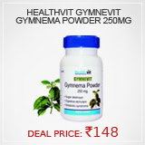 HealthVit GYMNEVIT Gymnema Powder 250mg. 60 Capsules