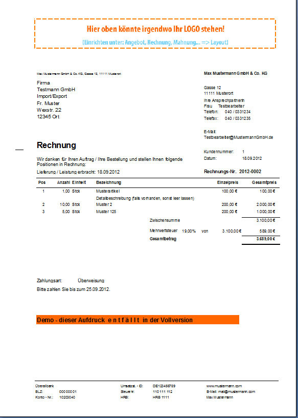 Microsoft word dokument 14.5 kb. Rechnungsprofi Rechnung Schreiben Rechnungen Erstellen Programm Zum Schreiben Von Rechnungen Rechnung Einfach Mit Wenigen Mausklicks Schreiben Erstellung Von Rechnungen Muster Einer Rechnung Vorlage Rechnungen Rechnung Mit Rechnungsprofi 2003