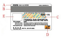 A quick read of anatomy of a credit card gives us the possibility of presenting an easy to use tool to decode the hidden secrets of your credit card code, with no risk and no pain. Your Card Agricultural Bank Of China
