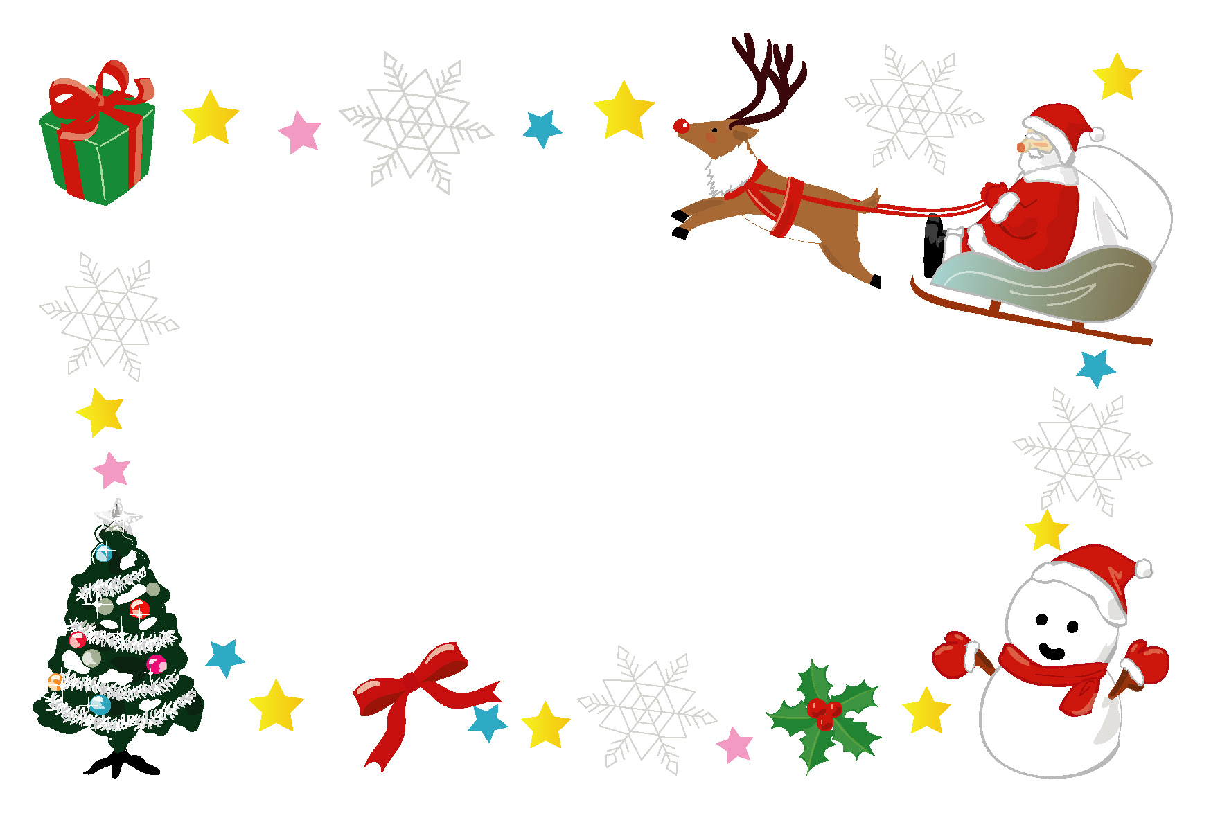 クリスマス メッセージ カード 無料