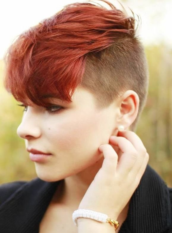 21 womens short undercut hairstyle