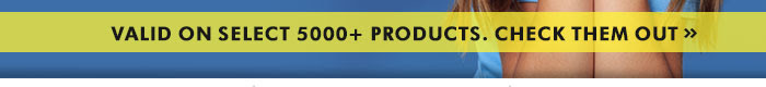 valid on select 5000 products check them out