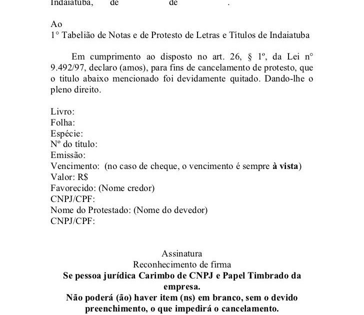 Carta De Anuencia Pessoa Fisica Simples - Recipes Site x