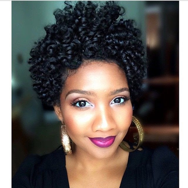 Like to wear your hair tied or pinned up? 25 Cute Curly And Natural Short Hairstyles For Black Women Styles Weekly