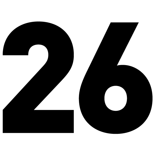 26 is the only integer that is one greater than a square (52 + 1) and one less than a cube (33 − 1). 26 Toneladas Estudio De Creacion Audiovisual