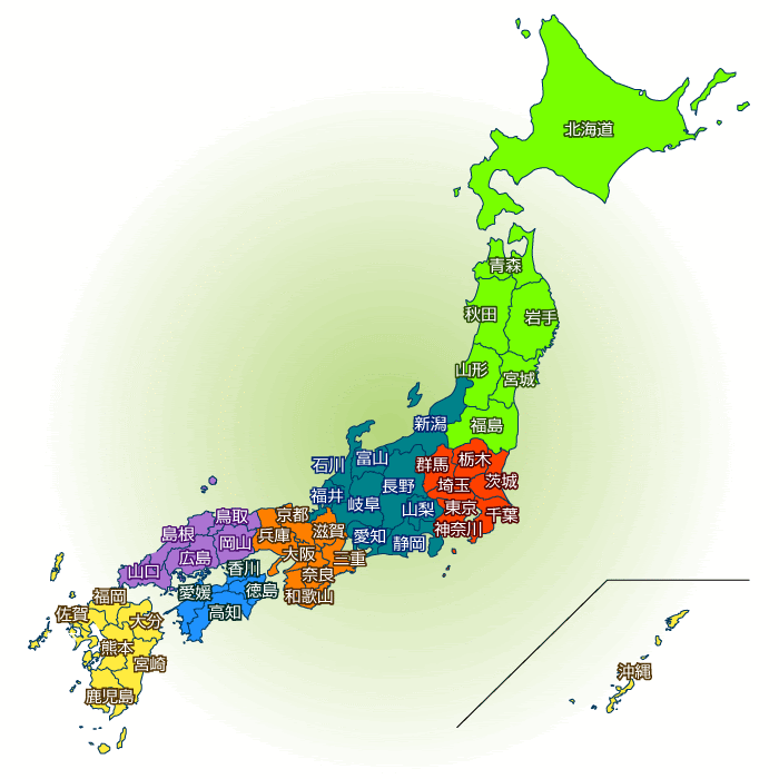 ロイヤリティフリー日本 地図 徳島 花の画像