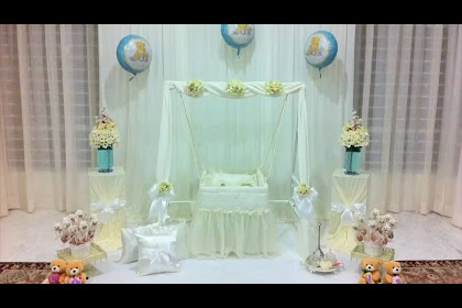 dekorasi aqiqah sederhana buatan sendiri