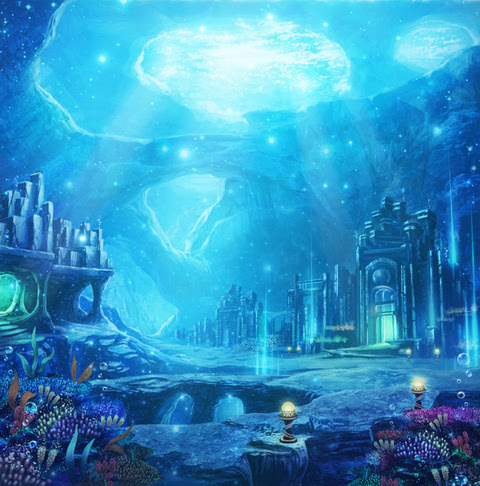 心に強く訴える美しい 海底 都市 イラスト ただのディズニー画像