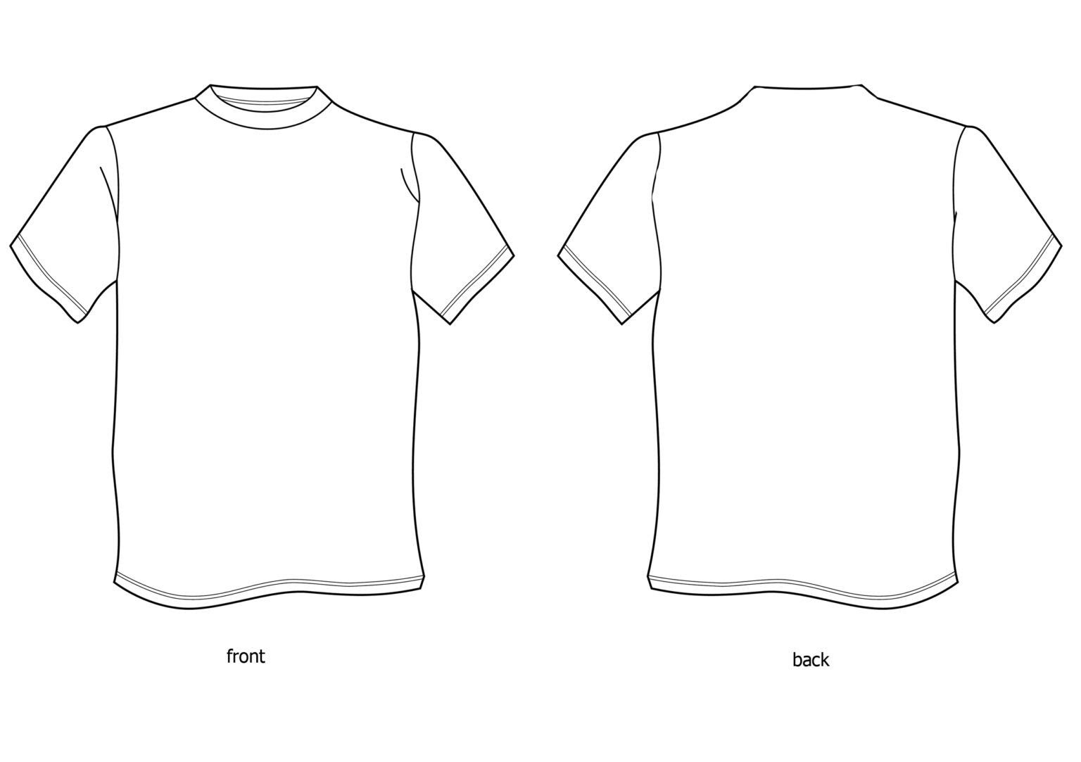 Download 9466+ Blank T Shirt Template For Photoshop Free Download ...