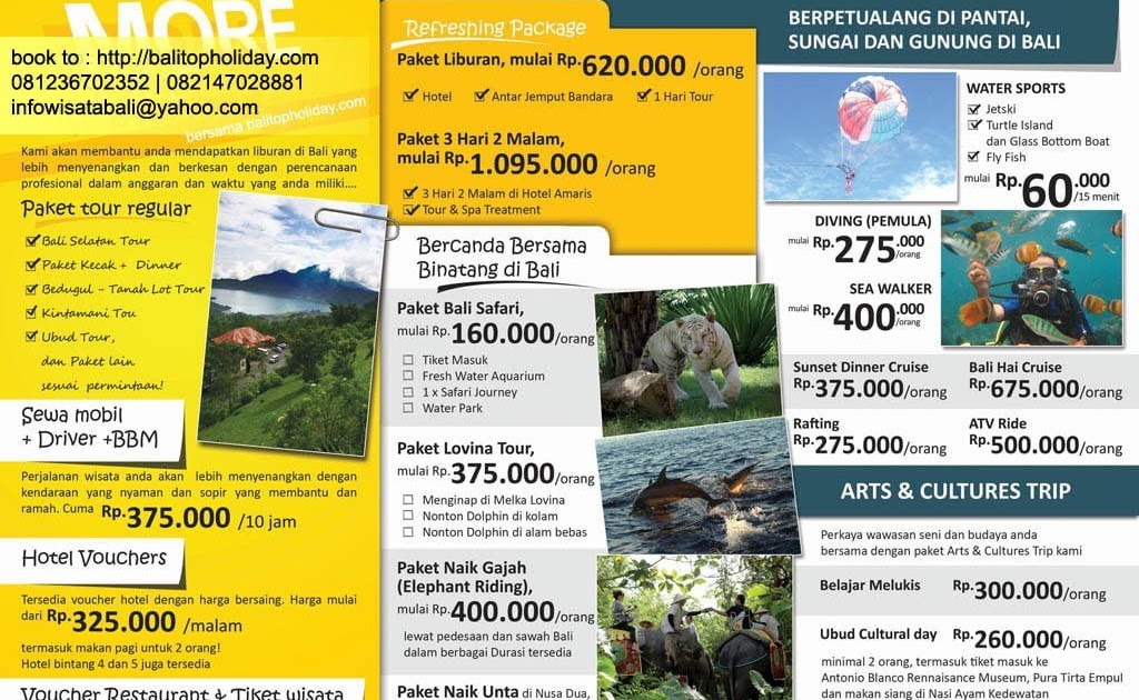 Contoh Brosur Wisata Terbaru - Contoh 0108