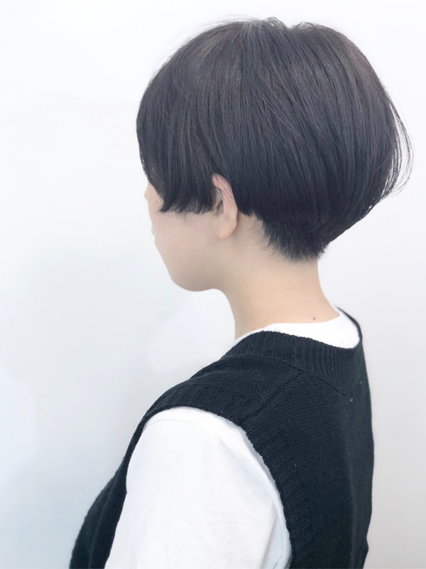 元の刈り上げ マッシュ ショート ボブ 自由 髪型 コレクション