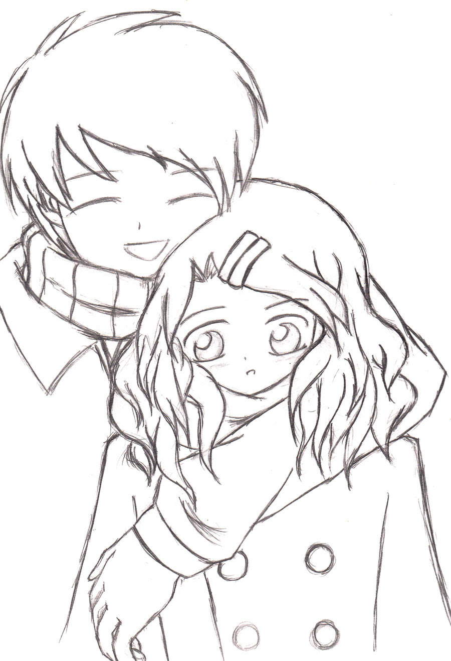 Best Friend Anime Kawaii Girl Drawings