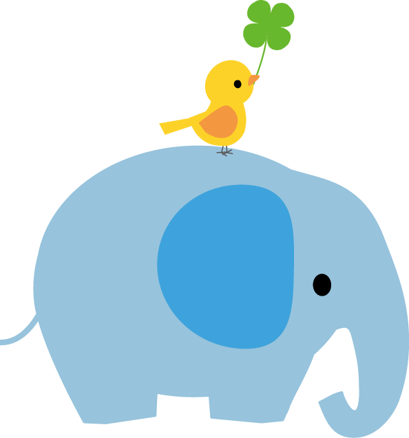 綺麗な象 かわいい イラスト 美しい花の画像
