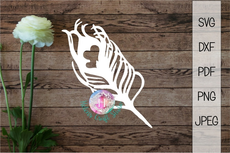 Download Free Peacock feather cutting file SVG DXF PNG JPEG PDF ...