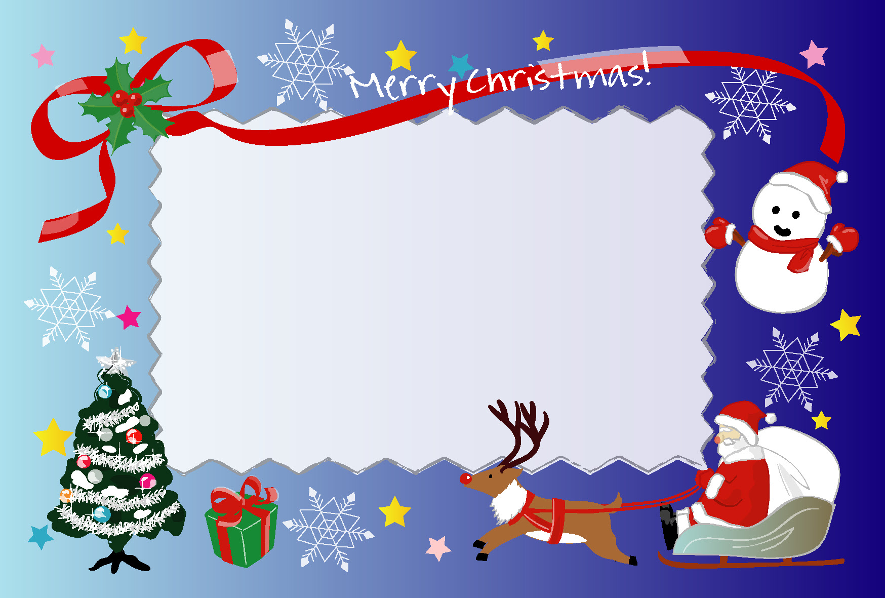Soft1you クリスマス カード フリー素材