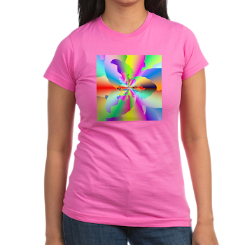 Fractal Fire Flower T-Shirt