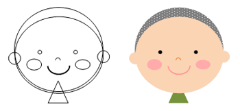 無料イラスト画像 ぜいたくイラスト 坊主 頭