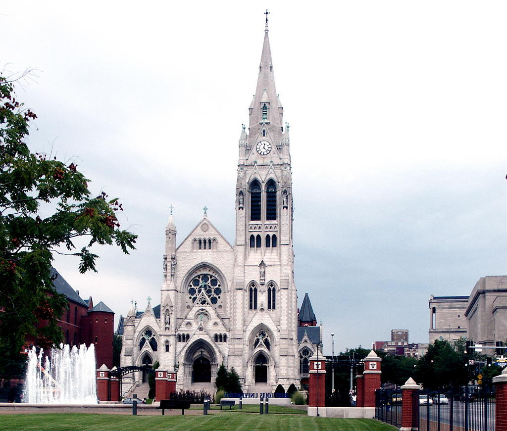 Holy thursday 7:00 pm mass of the lord's supper. Rome Of The West Photo Of Saint Francis Xavier Church At Saint Louis University