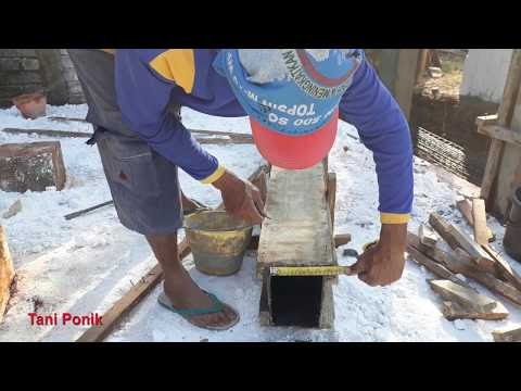 Concept Cara  Memasang Cetakan  Beton  Portable Rumah 