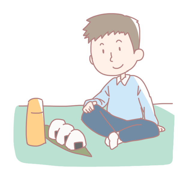 無料イラスト画像 ロイヤリティフリー座る イラスト 男