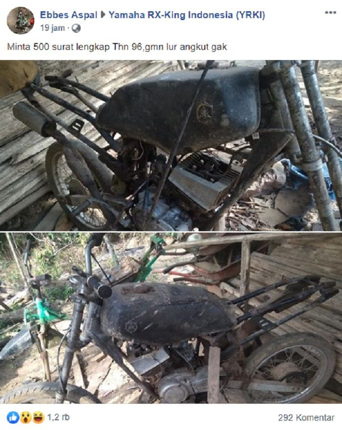 Ini sebenarnya relatif banget sesuai kebutuhan. Yamaha Rx King Teronggok Di Kandang Ayam Dijual Rp 500 Ribu Butuh Restorasi Ini Toko Yang Jual Lengkap Part Nya Motorplus