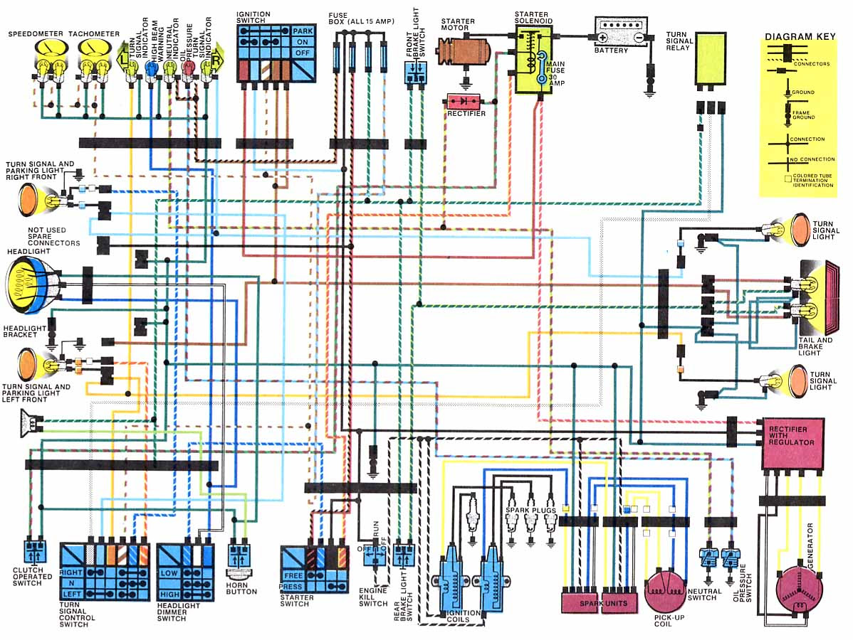 Poor wires and bad connections will affect electrical system operation. Motorcycle Wiring Diagrams