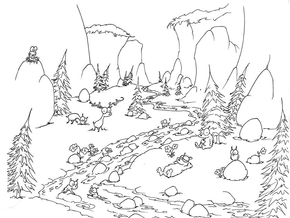 Click the a river coloring pages to view printable version or color it online (compatible with ipad and android tablets). Coloring Page Bears In Yosemite Bluebison Net