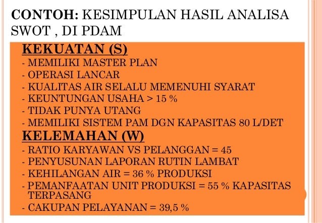 Contoh Analisis Swot Dalam Perusahaan - Img Your