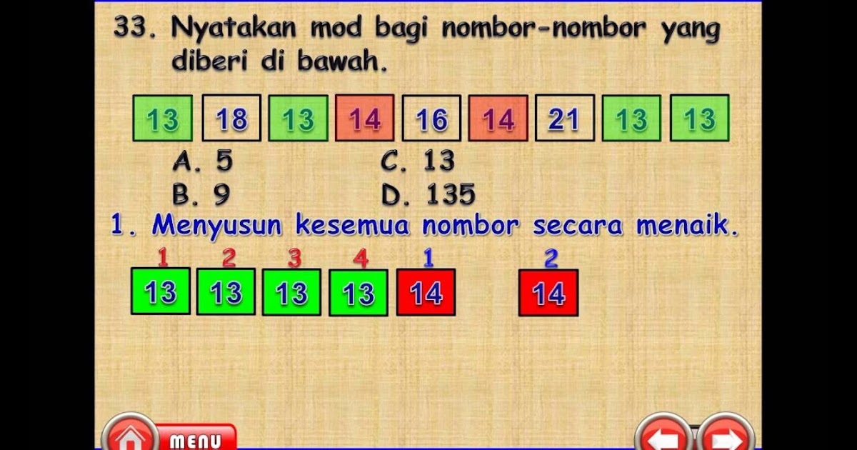 Contoh Soalan Matematik - Klewer n