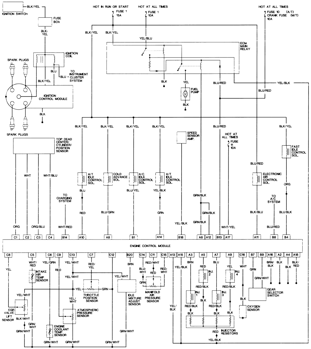 1990 Honda Civic Dx Wiring Diagram - Wiring Diagram