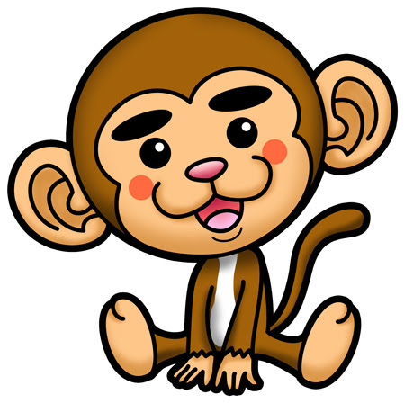 画像 おさる イラスト ただの動物の画像