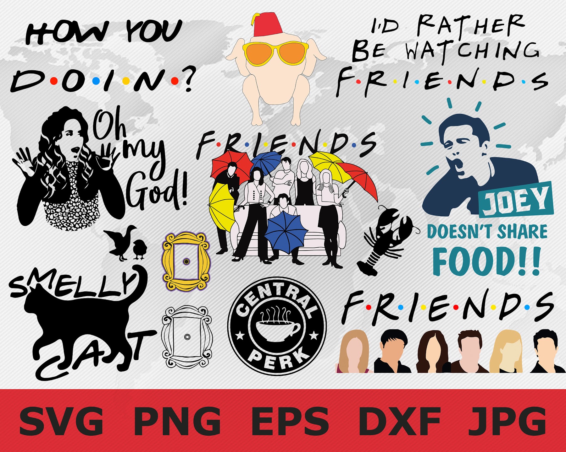 Download 286 Clipart Friends Tv Show Svg Free Svg Png Eps Dxf File