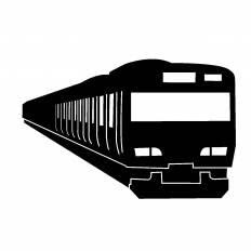 エレガントシルエット 電車 イラスト フリー すべてのイラスト画像