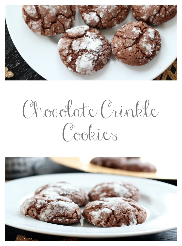 And the peppermint flavor is perfect for the holidays. Chocolate Crinkle Cookies In Good Taste