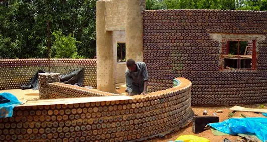 Bulletproof, fireproof, environmentally friendly homes are being made from plastic bottles....