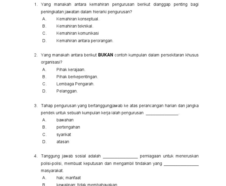 Soalan Past Year Hubungan Etnik Upsi - Kecemasan 1