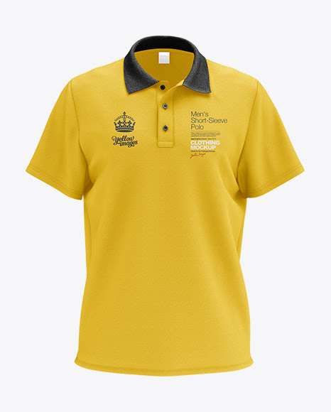 Download Download Mens Polo HQ Mockup - Front View Object Mockups