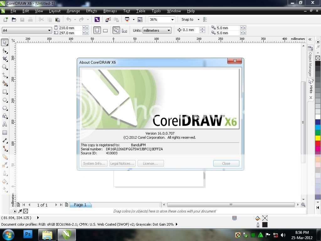 CorelDRAW Graphics SuiteX6 Full Version Keygen 32 Dan 64bit