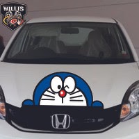  Stiker  Doraemon  Kaca Belakang Mobil  Gambar Gambar Stiker 