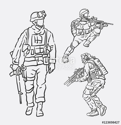25+ Best Looking For Army Soldier Drawing Easy Step By Step | Beads by